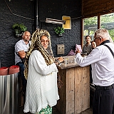 Martijn en Bianca en vader Johan